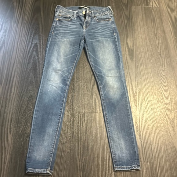 🍍EXPRESS JEAN LEGGINGS 🍍sz 0R🍍C-2 - Picture 1 of 4